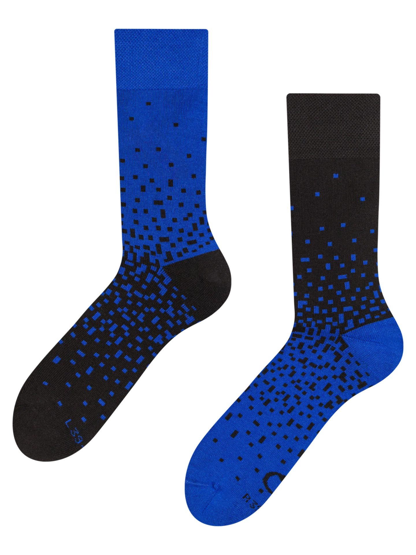 Warme sokken Blauw & zwart
