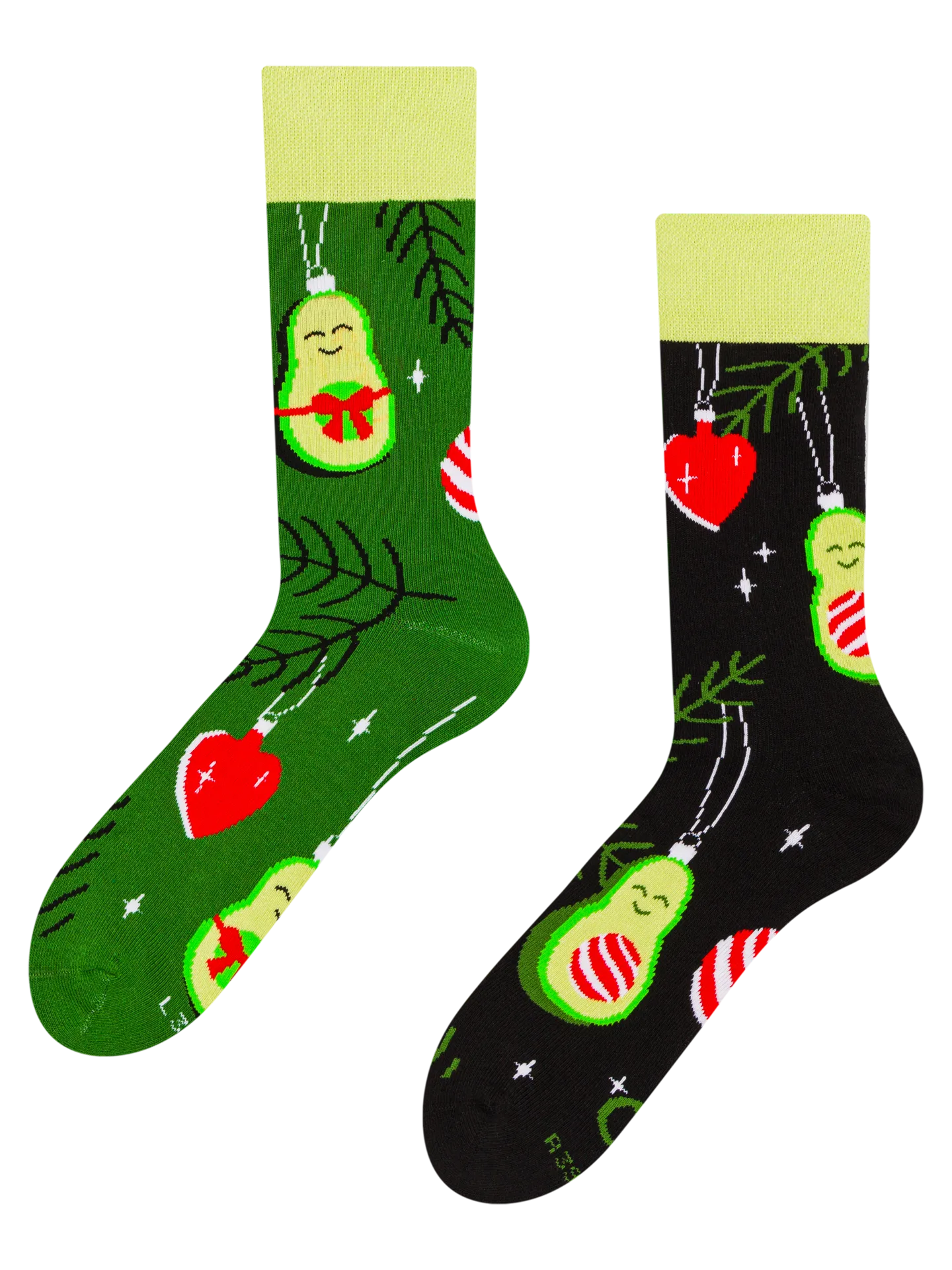 Vrolijke warme sokken Kerstavocado