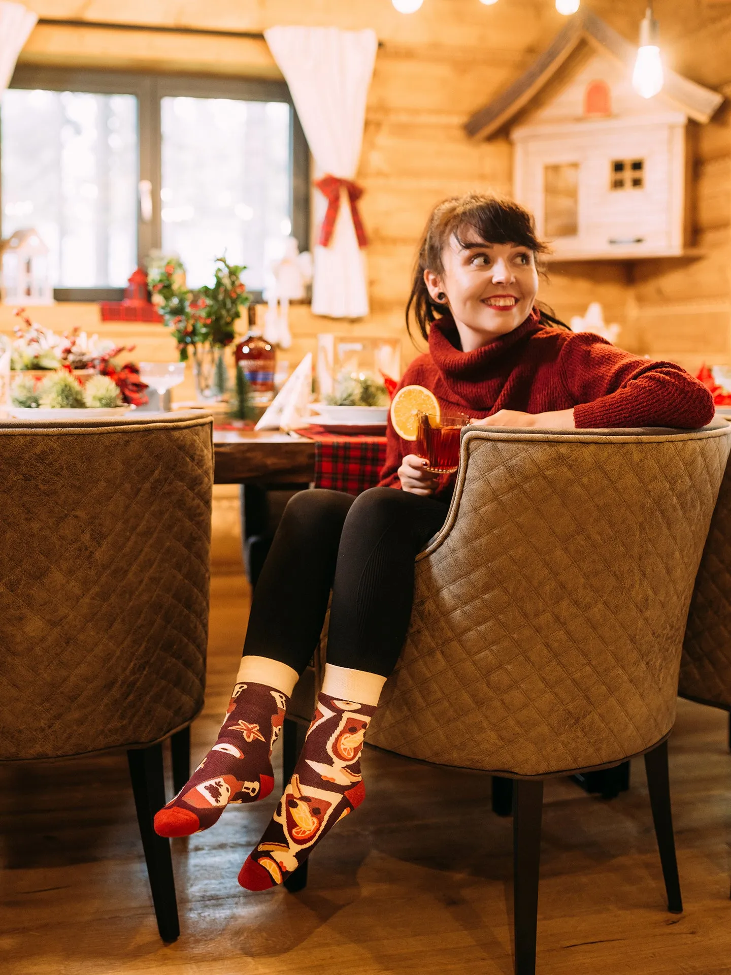 Vrolijke warme sokken Glühwein - Image 2