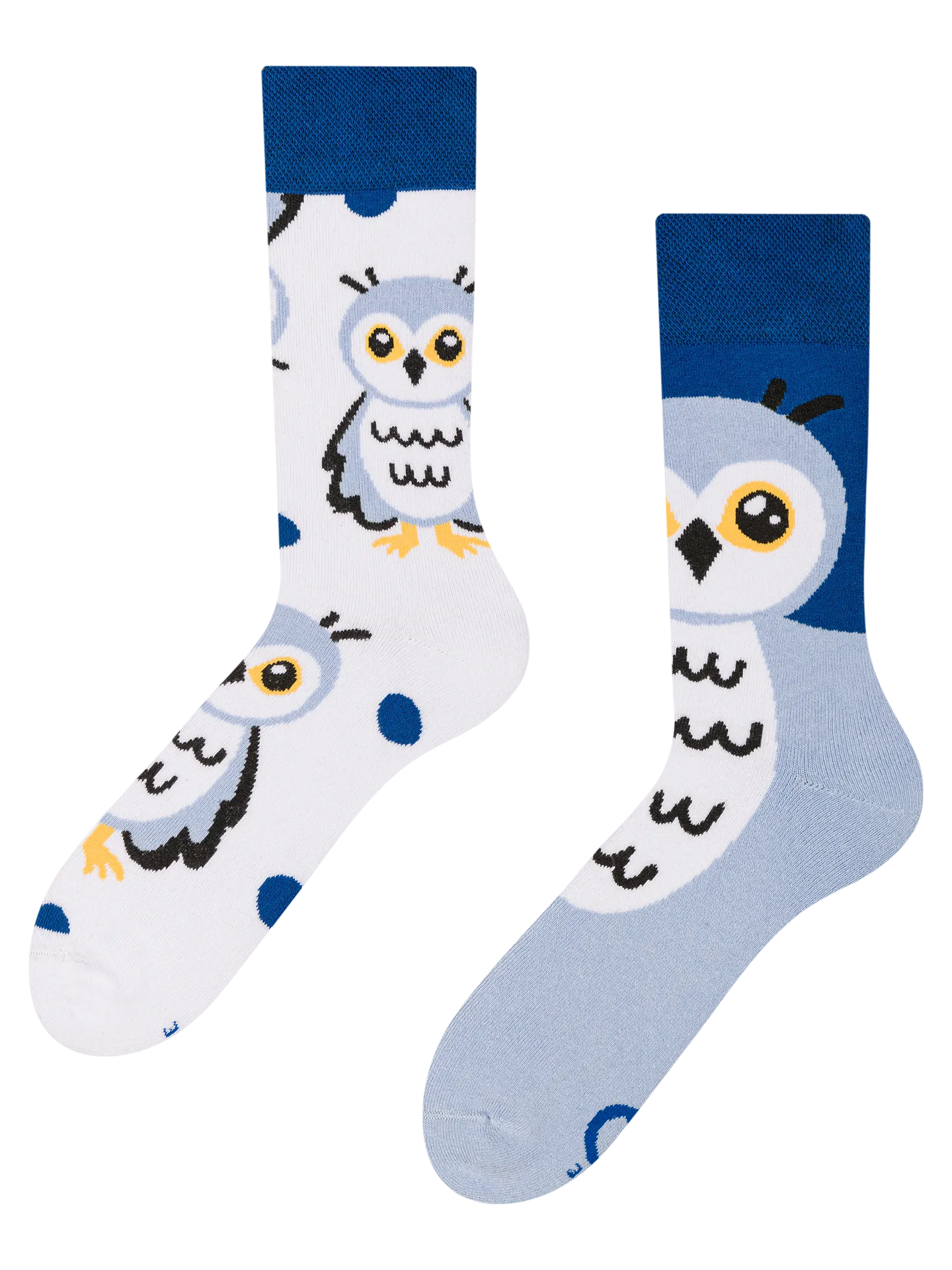 Vrolijke warme sokken Sneeuw uil