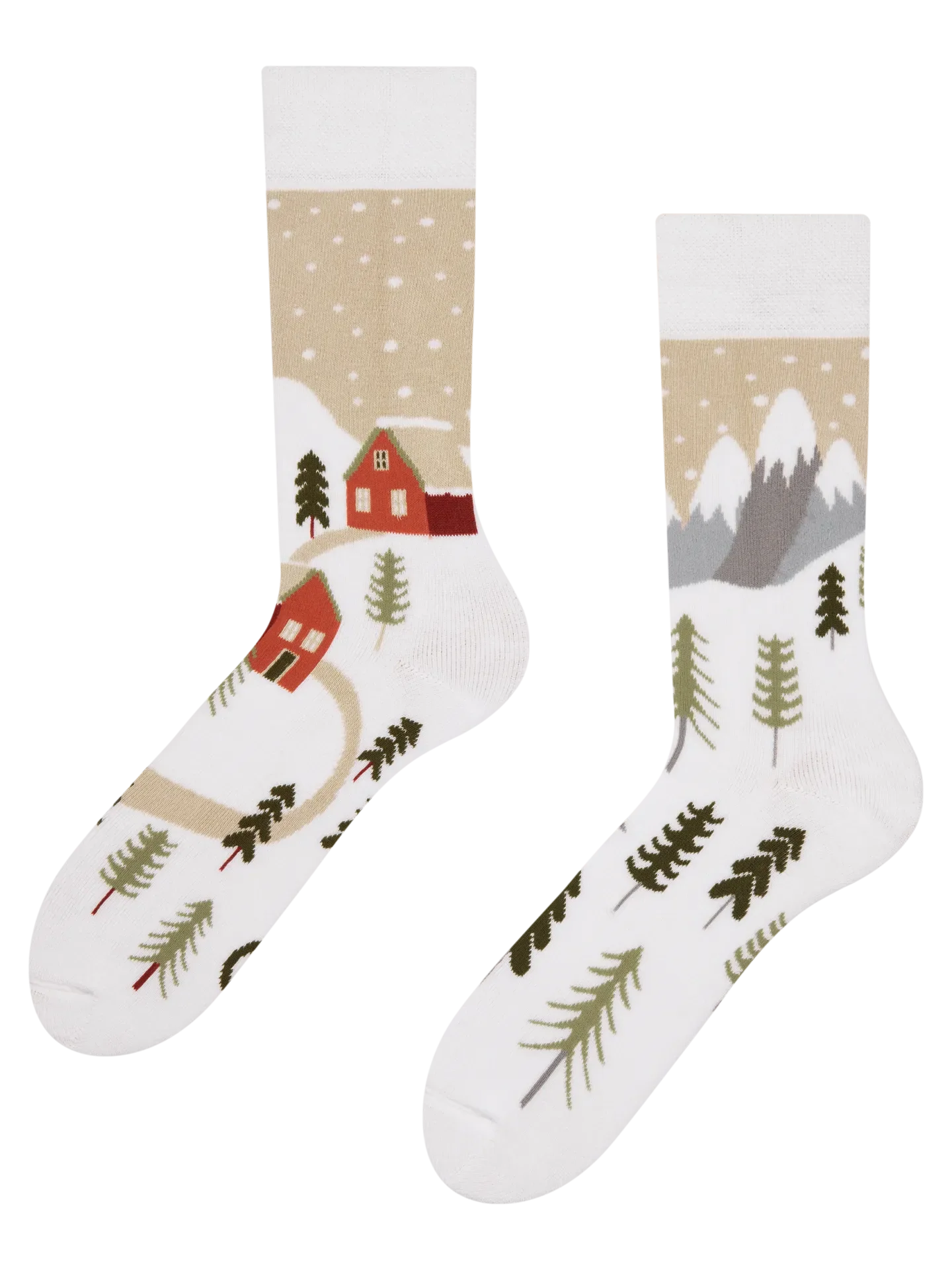 Vrolijke warme sokken Sneeuwland