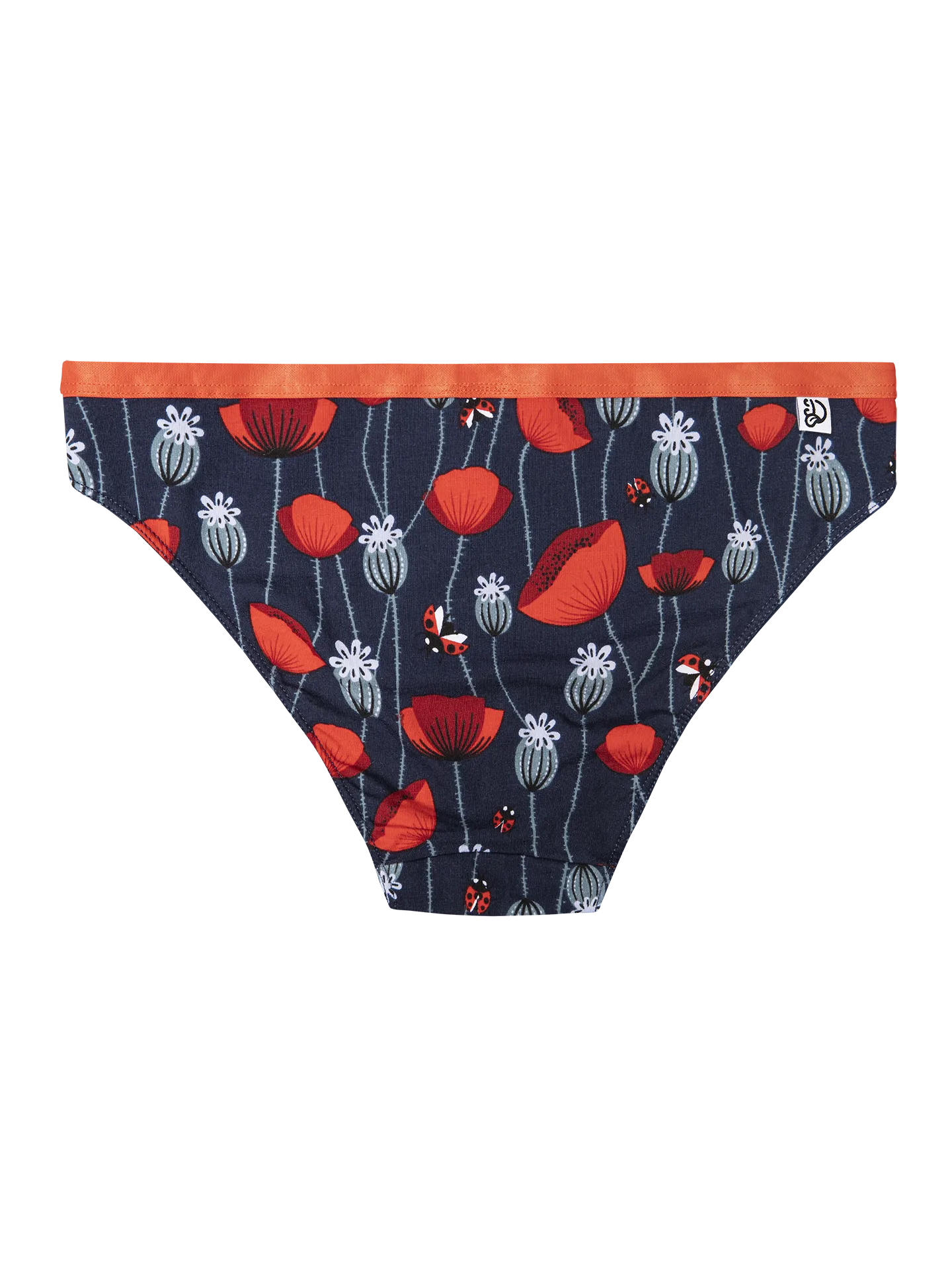 Vrolijke damesslips Lieveheersbeestjes en Klaprozen - Image 2
