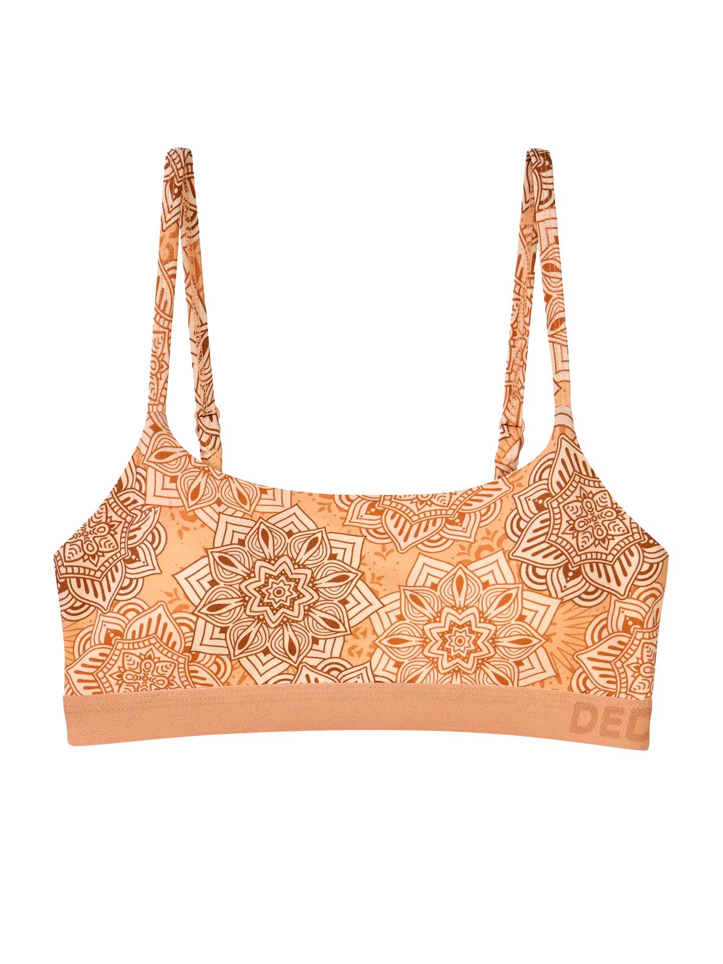 Vrolijke damesbralette Beige mandala