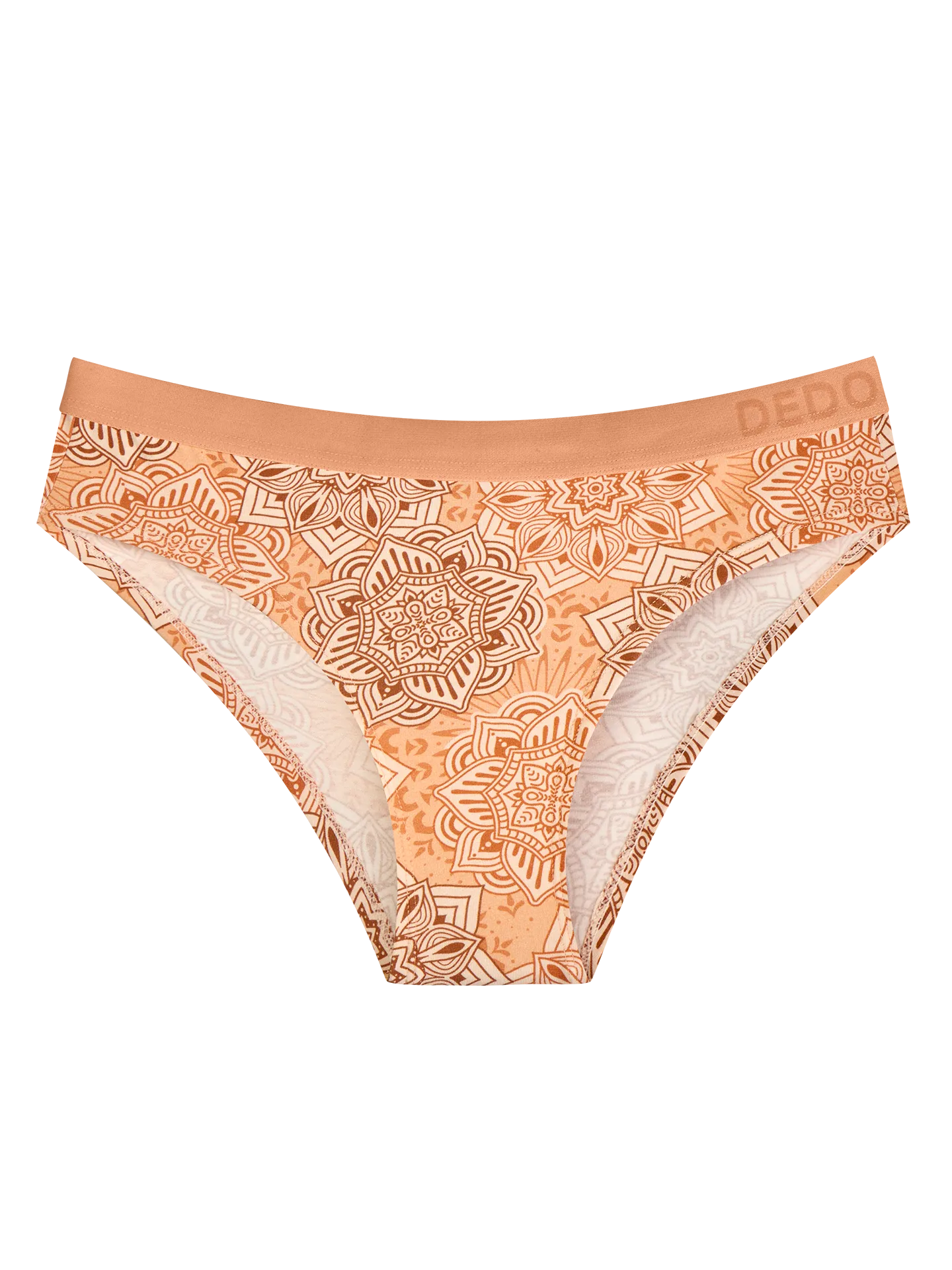 Vrolijke damesslip Beige mandala