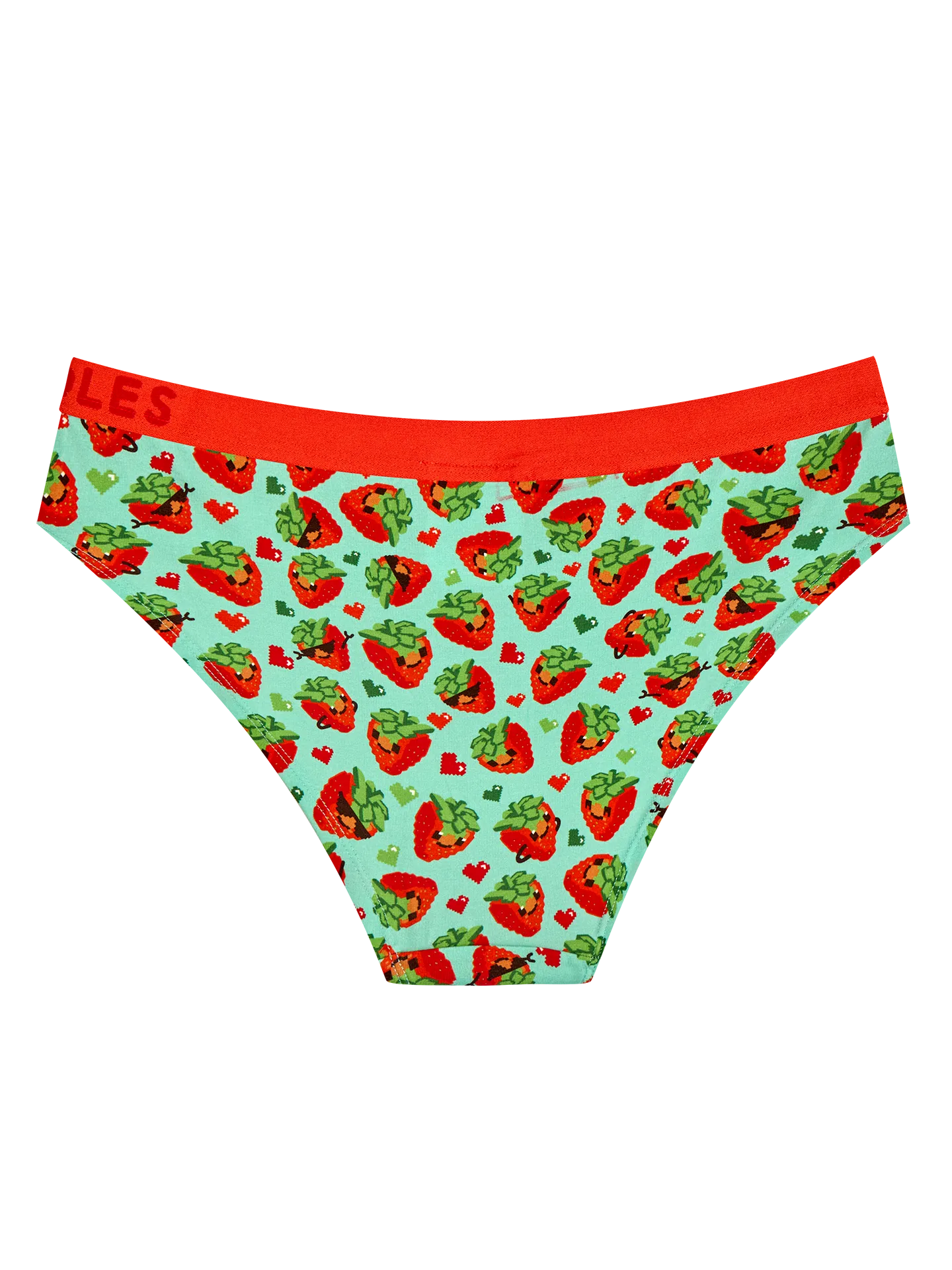 Vrolijke damesslip Aardbeien - Image 2