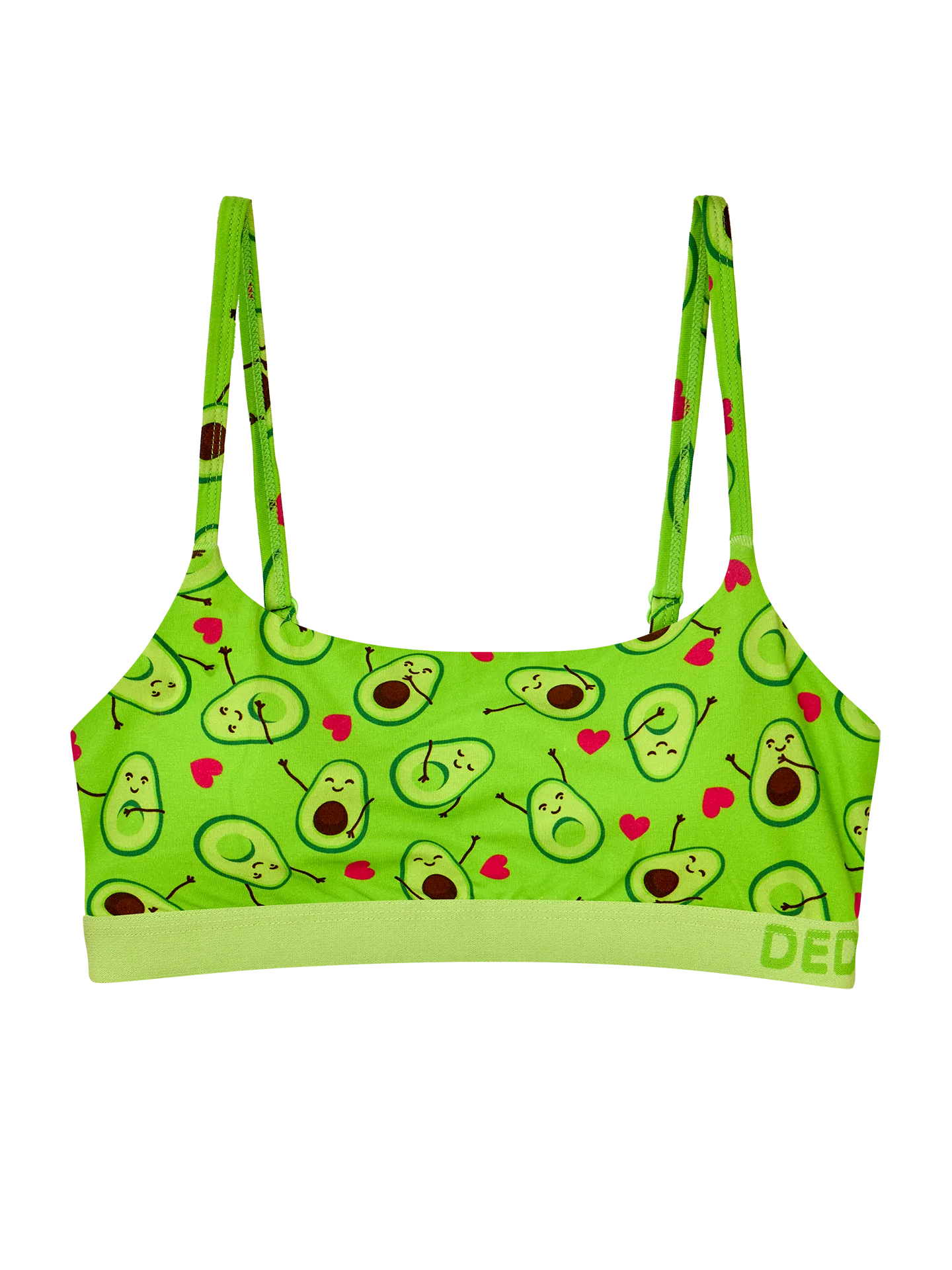 Modal damesbralette Avocado-liefde