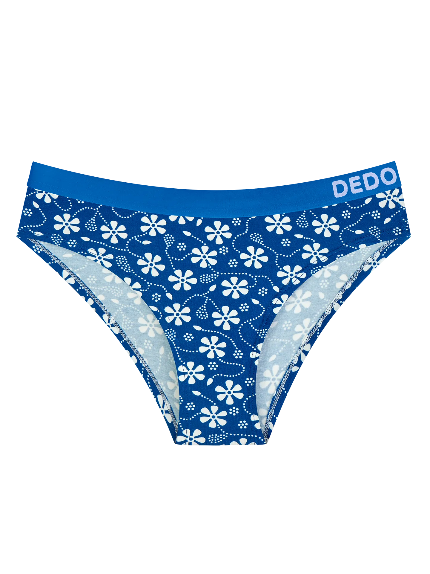 Modal damesslip Blauwdruk