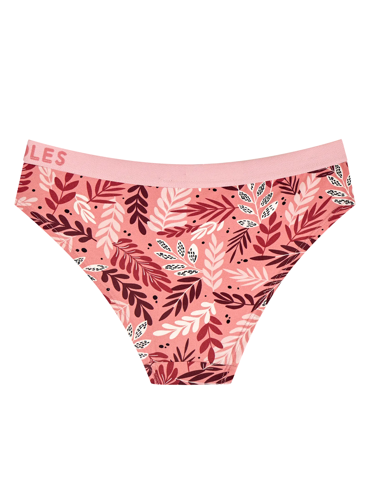 Modal damesslip Roze bladeren - Image 2